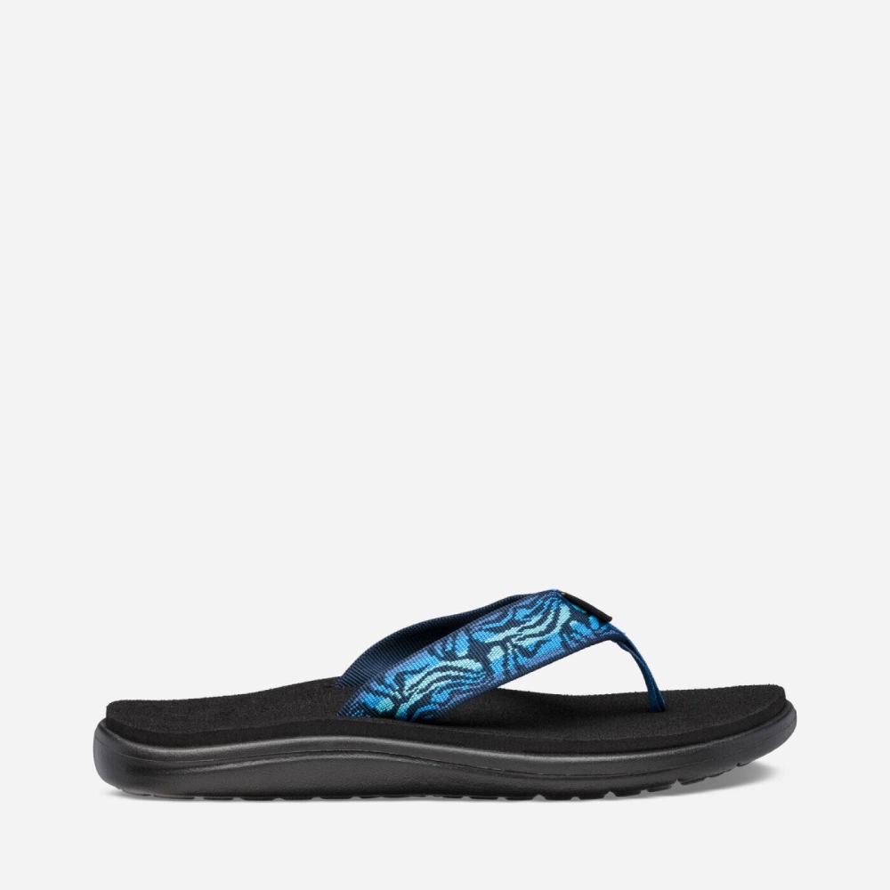 Teva Voya Women's Black Flip Flops CA99776 Canada Online